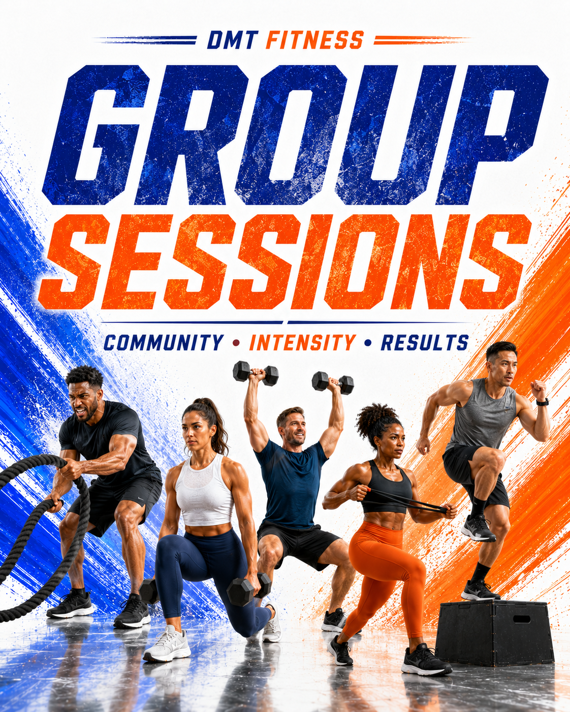 DMT Fitness Group Sessions — Community, Intensity, Results